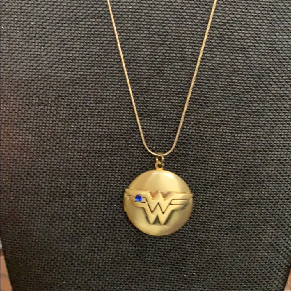 Wonder Woman Logo locket necklace